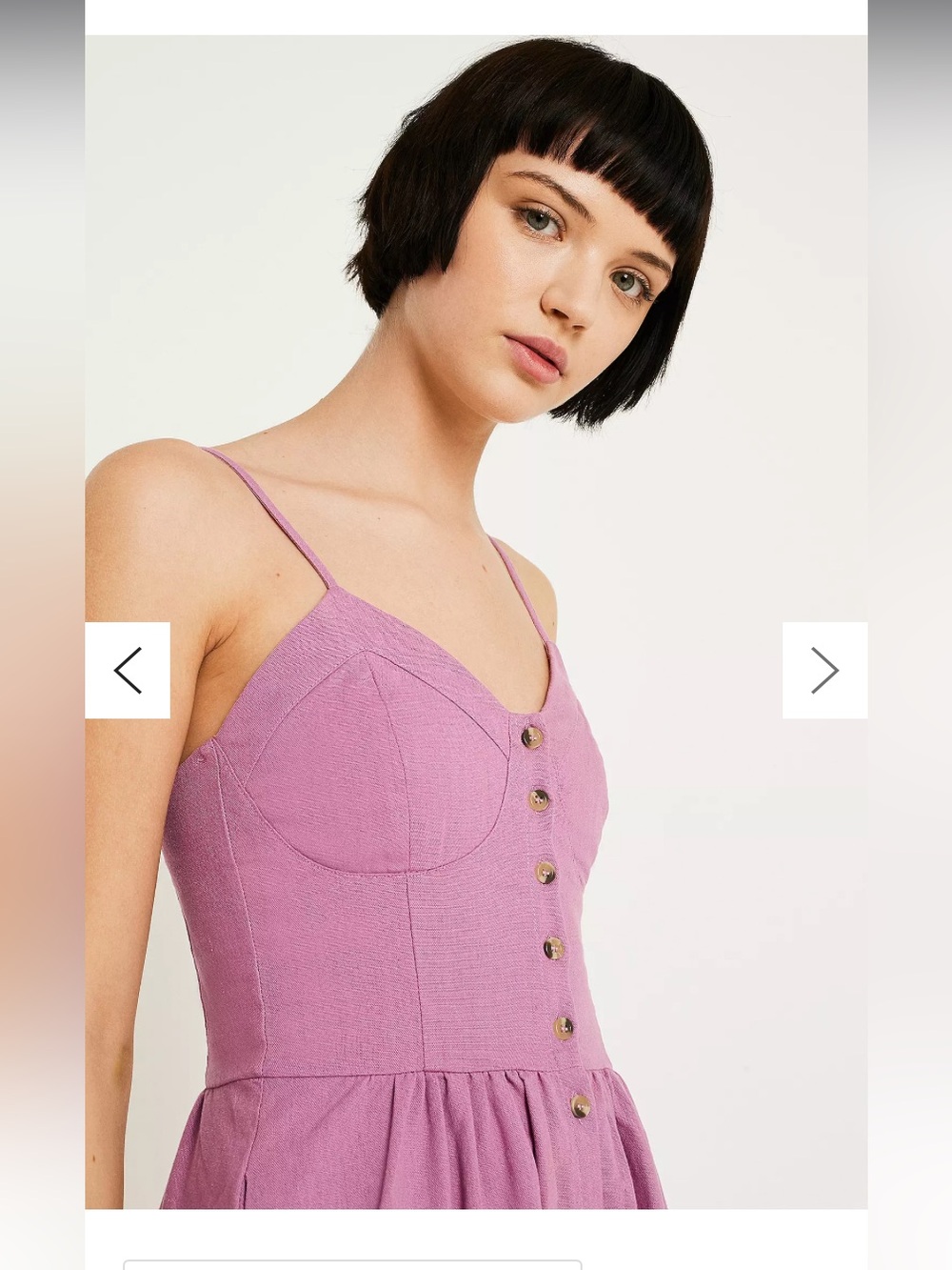 Rolla's Eve lilac linen dress